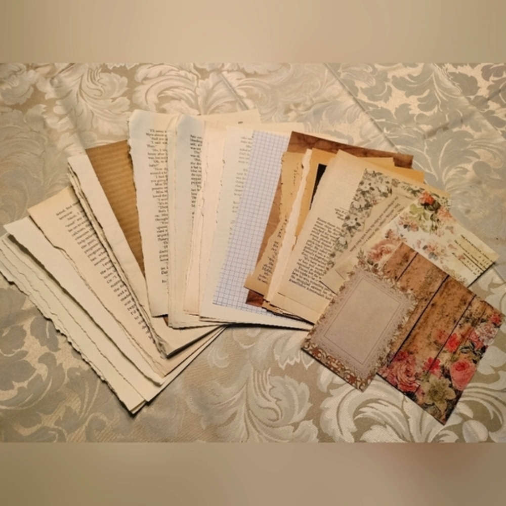 ⚜️ Vintage Book Page Ephemara Bundle - Picture 2 of 5